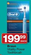 Braun Vitality Power Toothbrush