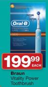 Braun Vitality Power Toothbrush