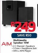 Aim 10W Multimedia Speaker 