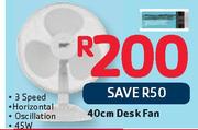 40cm Desk Fan-Each