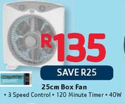 25cm Box Fan-Each