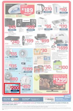 Pick n Pay Western Cape : One Billion Rand ( 21 Jan - 02 Feb 2014 ), page 16
