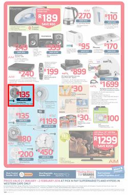 Pick n Pay Western Cape : One Billion Rand ( 21 Jan - 02 Feb 2014 ), page 16