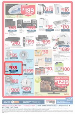 Pick n Pay Western Cape : One Billion Rand ( 21 Jan - 02 Feb 2014 ), page 16