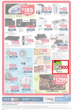 Pick n Pay Western Cape : One Billion Rand ( 21 Jan - 02 Feb 2014 ), page 16