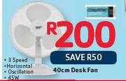 40cm Desk Fan