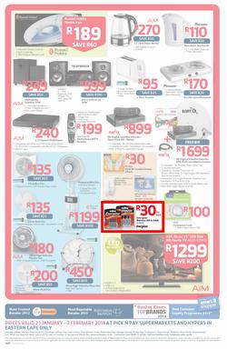 Pick n Pay Eastern Cape : One Billion Rand ( 21 Jan - 02 Feb 2014 ), page 16