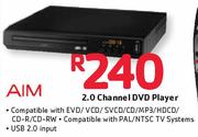  AIM 2.0 Channel DVD Player