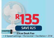 Counter Point 23cm Desk Fan