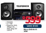 Telefunken Micro DVD Hi-Fi 30W