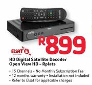  Elsat HD Digital Satellite Decoder Open View HD-Rplats