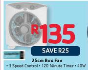 Counter Point 25cm Box Fan