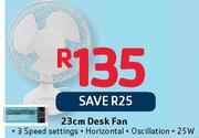 23cm Desk Fan