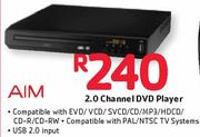 Aim 2.0 Channel DVD Player