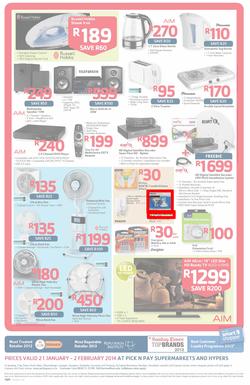Pick n Pay Gauteng : One Billion Rand ( 21 Jan - 02 Feb 2014 ), page 16