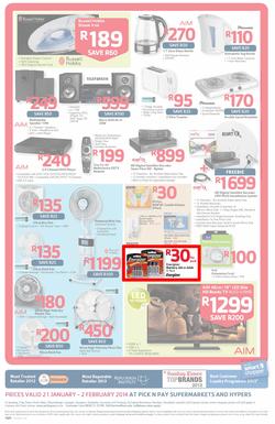 Pick n Pay Gauteng : One Billion Rand ( 21 Jan - 02 Feb 2014 ), page 16