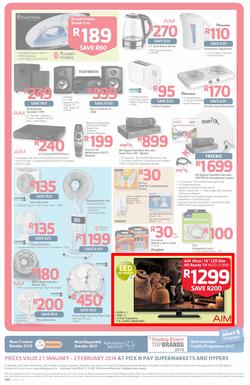 Pick n Pay Gauteng : One Billion Rand ( 21 Jan - 02 Feb 2014 ), page 16