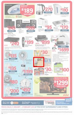 Pick n Pay Gauteng : One Billion Rand ( 21 Jan - 02 Feb 2014 ), page 16