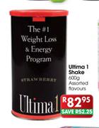 Ultima 1 Shake Assorted Flavours-600g