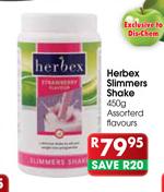 Herbex Slimmers Shake Assorted Flavours-450g
