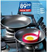 Clicks Home 20cm Aluminium Frying Pans