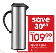 Clicks Home Vacuum Flask-1Ltr Each