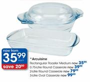 Arcuisine Rectangular Roaster Medium-Each