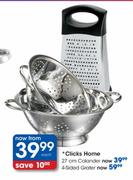 Clicks Home 4-Sided Grater-Each