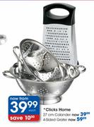 Clicks Home 27cm Colander