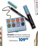 Charlie Eye Pack Containing:Mascara,Eyeliner & 8 Palette Eyeshadow