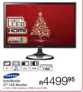 Samsung Syncmaster 27" LED Monitor