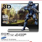 Samsung Syncmaster 27" 3D LED Monitor