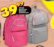 Steelers Multipocket Backpacks Assorted-each
