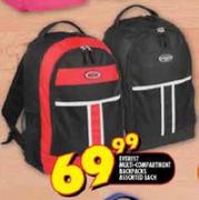 Everest Multi-Compartment Backpacks Assorted-each