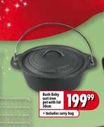 Bush Baby Cast-Iron Pot With Lid-30cm