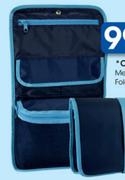 Clicks Men's Striped Fold Out Toiletry Bag-Each