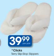 Clicks Terry Slip-Slap Slippers-Per Pair
