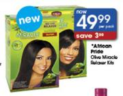 African Pride Olive Miracle Relaxer Kits