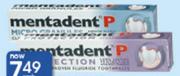 Mentadent  P Protection Or Micro Granules Toothpaste-100ml Each