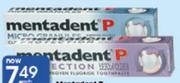 Mentadent  P Whitening Or Sensitive Toothpaste-100ml Each