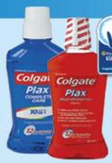 Colgate Plax Herbal Soft, Regular Or Soft Mint- 500ml Each