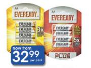 Eveready 4-Pack Platinum Batteries AA-Per Pack