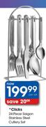 Clicks 24-Piece Saigon Stainless Steel Cutlery Set-Per Set