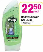 Radox Shower Gel-250Ml Each