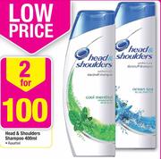 Head & Shoulders Shampoo-2x400Ml