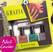 Grazia Blue & Coral Nail Caviar