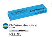 File Fastener Econo Metal-50Pk (GSFF50E)