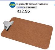 Clipboard Foolscap Masonite (CTCPB3510)