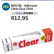 Bostik-Adhesive Clear Glue-25ml (PS1050)