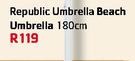 PnP Beach Umbrella-180cm